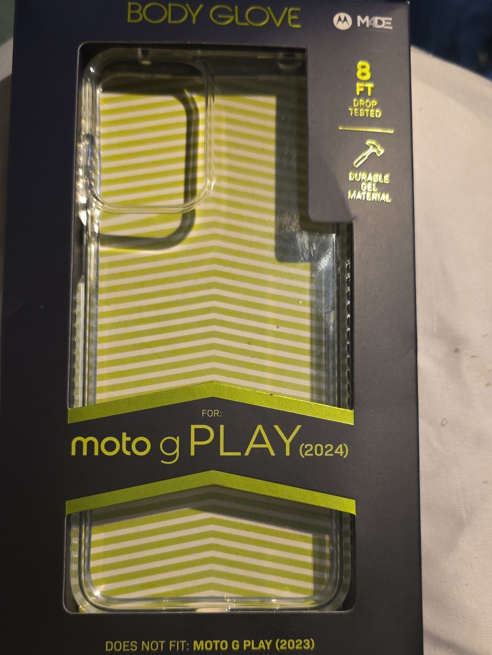 Body Glove Clear Lime Moto g Play (2024) Phone Case